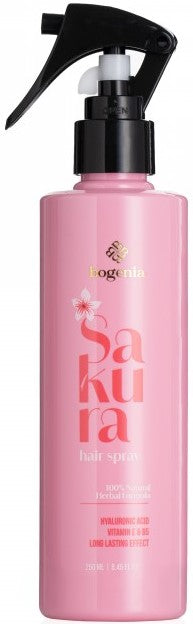 Bogenia Sakura Professional Heat Protectant Hair Spray, 250 mL