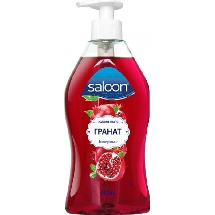 Saloon Pomegranate Liquid Hand Soap with Pump, 400 mL