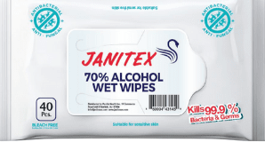 Janitex 70% Alcohol Disinfecting Wet Wipes, 40 pcs
