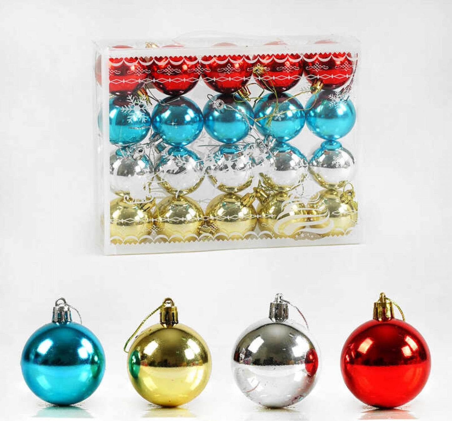 D 35871 Christmas Ball Ornaments, 4.5 cm, 20 pcs