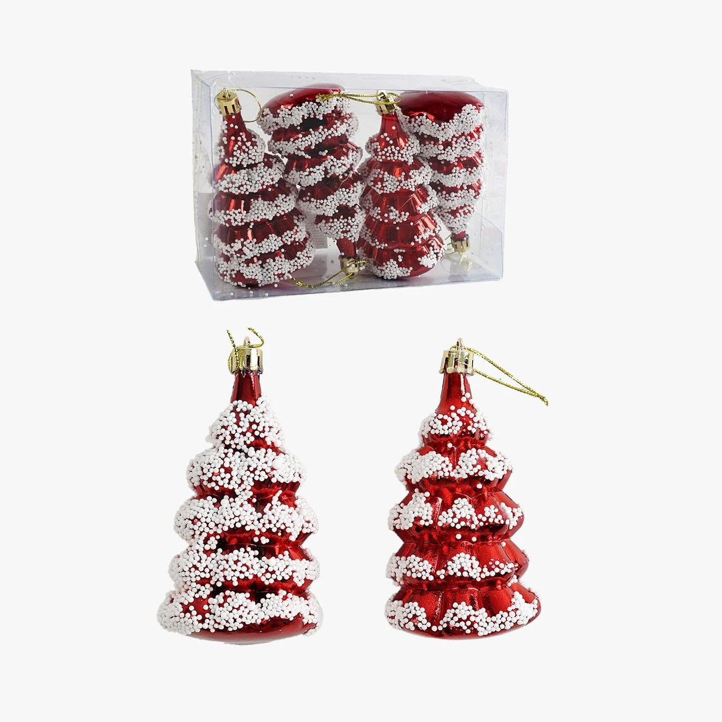 C 67189 Christmas Tree Ornaments, 4 pcs