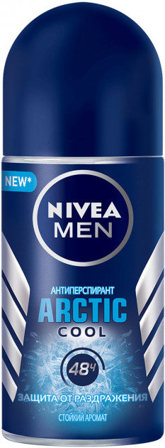 Nivea Arctic Cool Men's Roll-On Deodorant, 50 mL