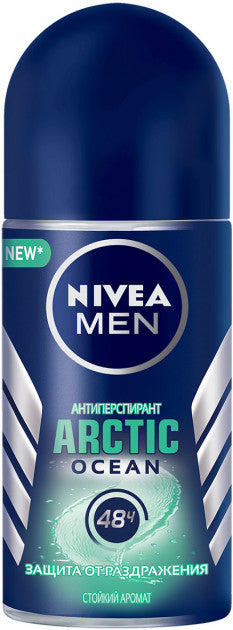 Nivea Arctic Ocean Men's Roll-On Deodorant, 50 mL