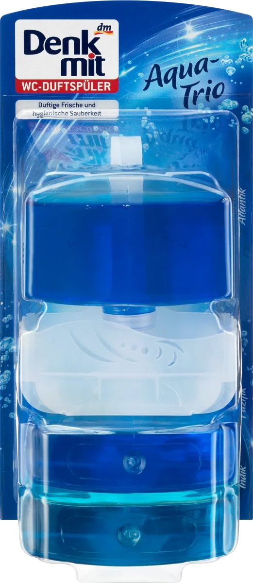 Denkmit Aqua Trio Toilet Bowl Fresheners, 3 x 55 mL