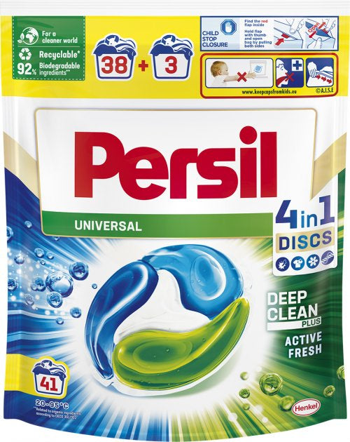 Persil Discs 4-in-1 Deep Clean Universal Laundry Detergent Discs, 41 pcs (Price per 1 pc)