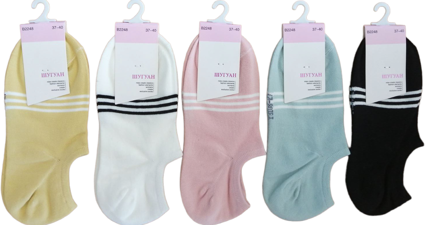 Shuguang B2248 Women's Short Socks, Size 37-40