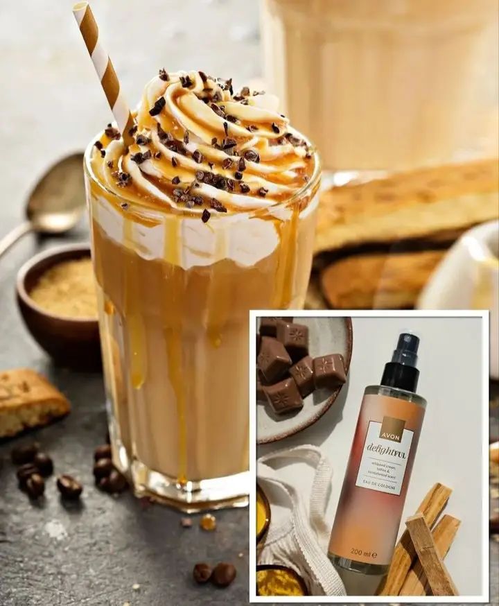 Avon Delightful Body Spray with Cream, Toffee & Sandalwood Notes, 200 mL - Image 2