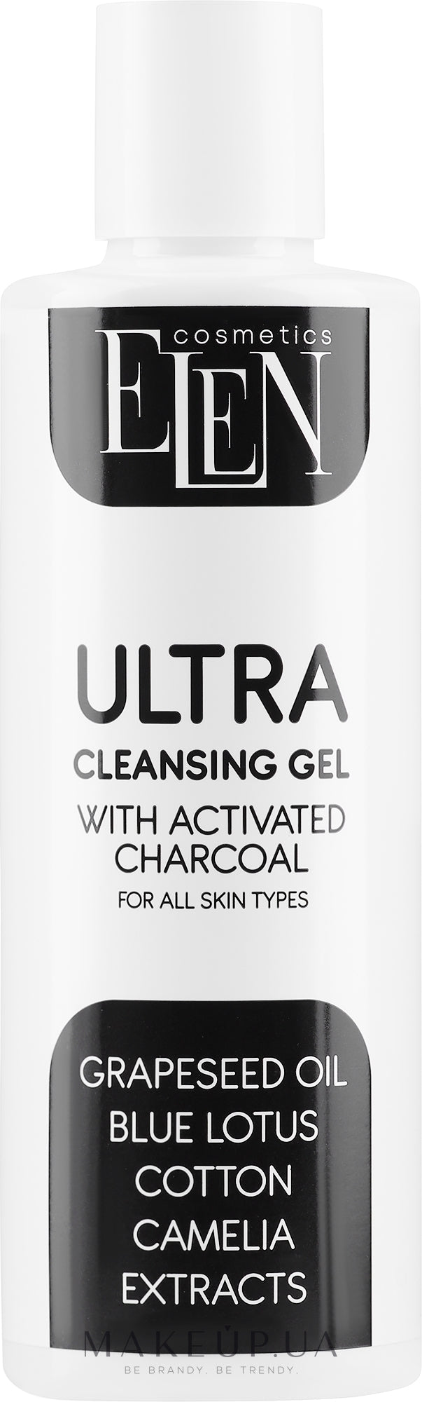 Elen Activated Charcoal Ultra-Cleansing Face Wash Gel, 200 mL
