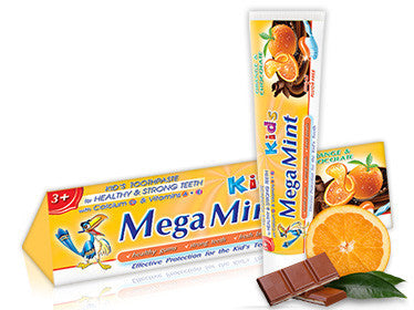 Mega Mint Orange & Chocolate Kids Toothpaste, 50 mL