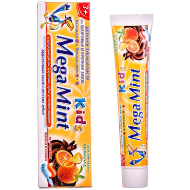 Mega Mint Orange & Chocolate Kids Toothpaste, 50 mL - Image 2