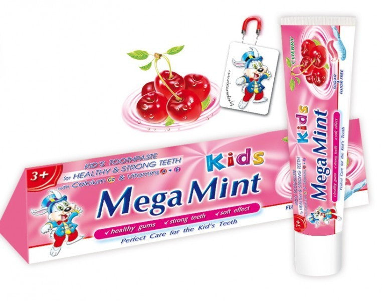 Mega Mint Cherry Kids Toothpaste, 50 mL