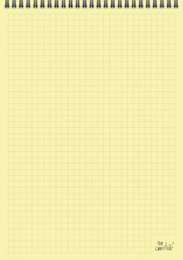 4Profi Title Office A5 Grid Notebook with Colored Pages, 64 Sheets, Assorted - Image 2