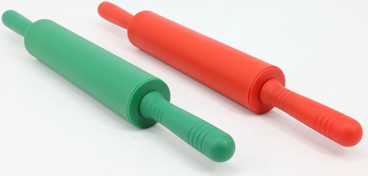 A-Plus 1988G Silicone-Coated Rolling Pin