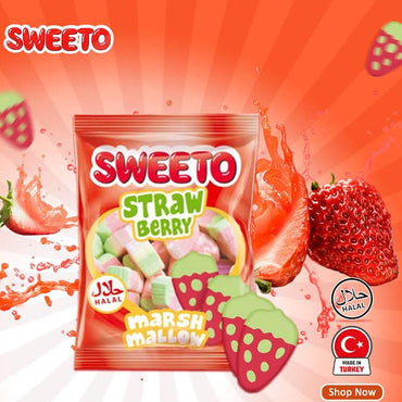 Sweeto Strawberry-Flavored Marshmallows, 30 g - Image 2