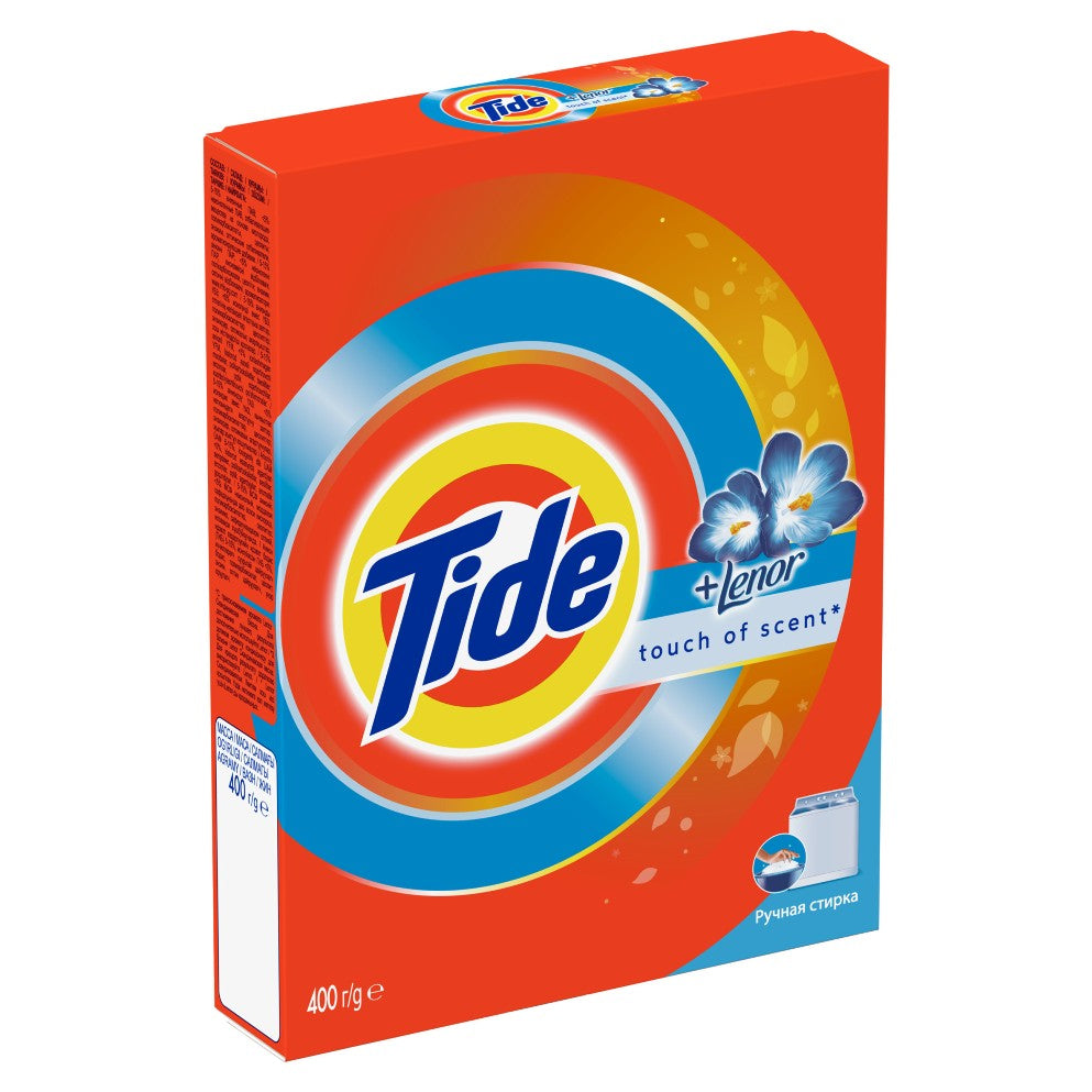 Tide Lenor Effect for Hand Wash Laundry Detergent Powder, 400 g