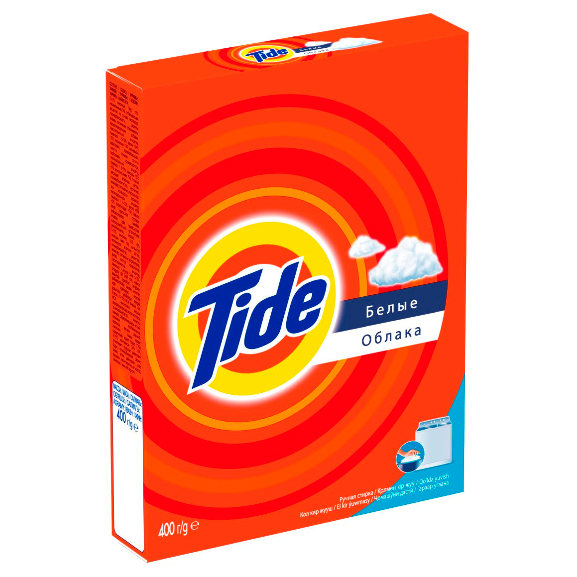 Tide White Clouds for Hand Wash Laundry Detergent Powder, 400 g