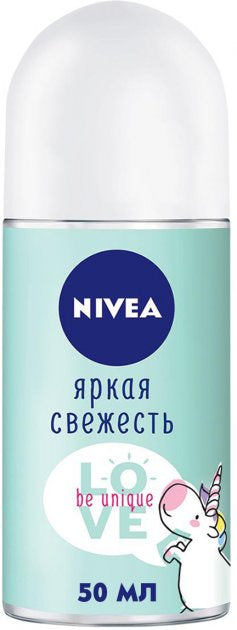 Nivea Bright Freshness Women's Roll-On Deodorant, 50 mL