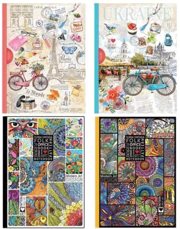 Bourgeois A4 Integrated-Cover Grid Notebook, 120 Sheets - Image 2