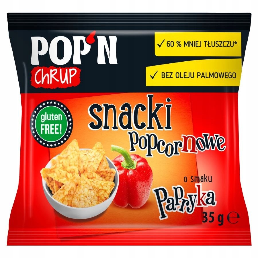 Sante Pop'n Chrup Paprika Chips, 35 g