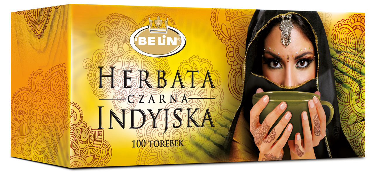 Belin Indian Black Tea, 100 bags, 150 g