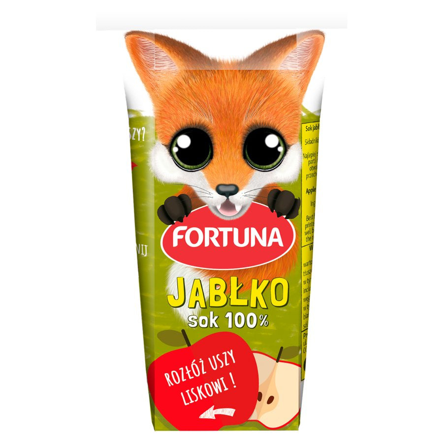Fortuna Apple Kids Juice, Carton, 200 mL
