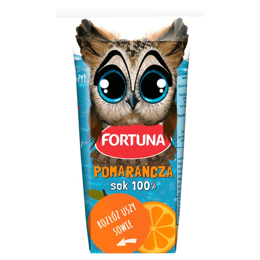 Fortuna Orange Kids Juice, Carton, 200 mL