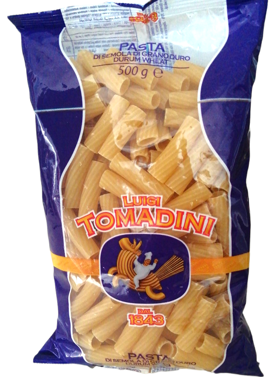 Luigi Tomadini No. 59 Tortiglioni Rigatoni Pasta, 500 g