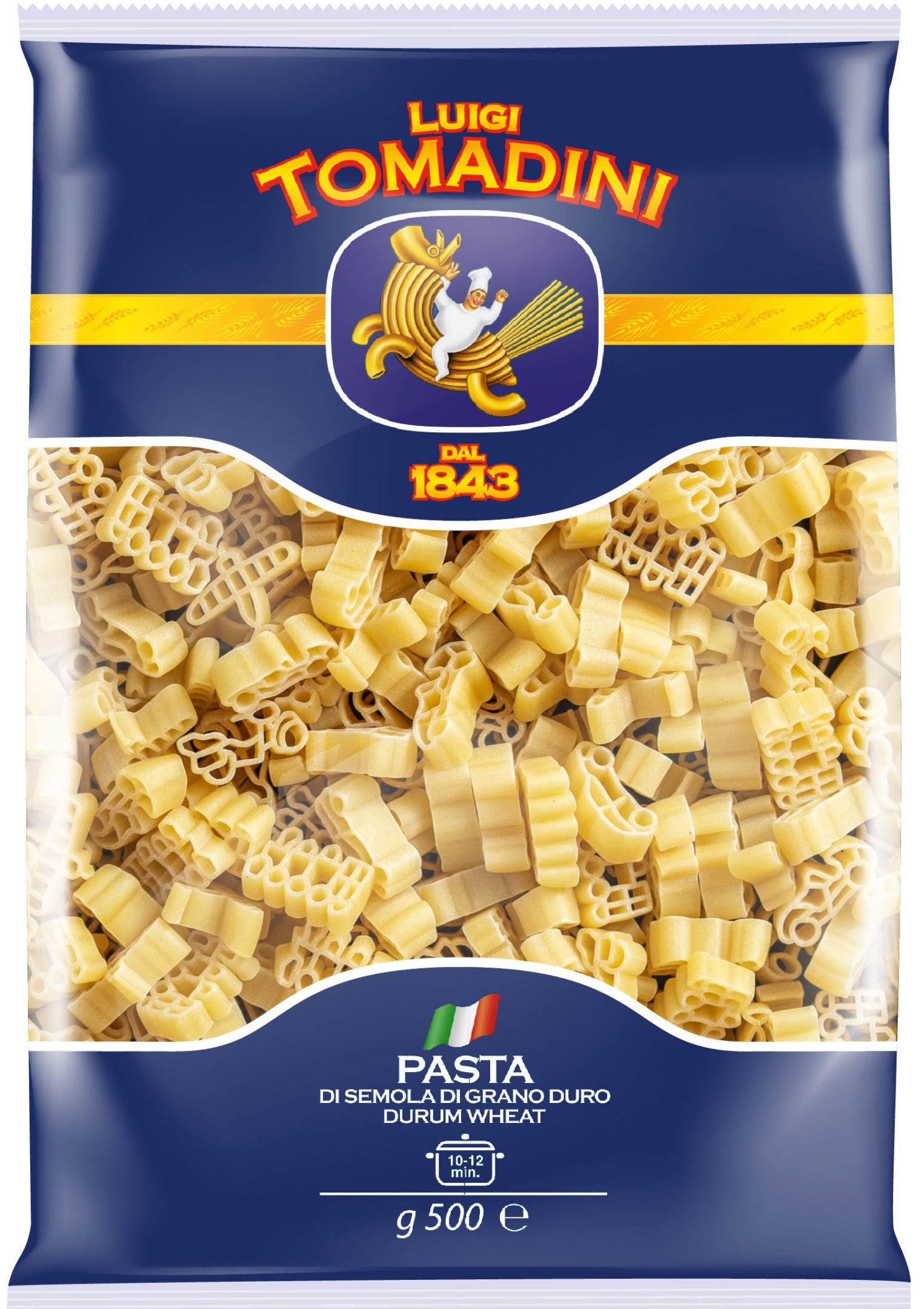 Luigi Tomadini No. 22 Toy-Shaped Pasta, 500 g
