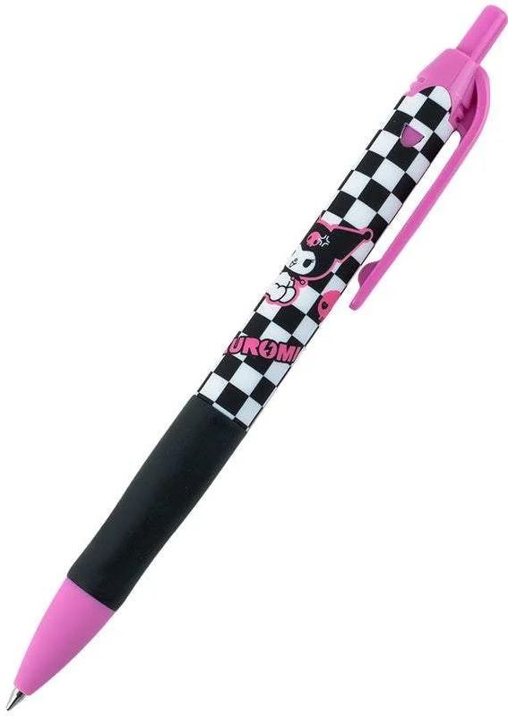 Kite Kuromi HK24-039 Blue Retractable Ballpoint Pen, 0.5 mm