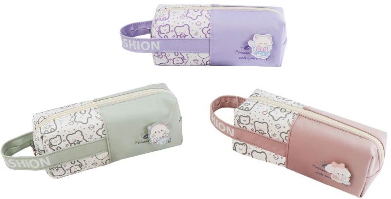 24727S Safari Wallet Pencil Case, 22 x 6 x 10 cm, Assorted Designs