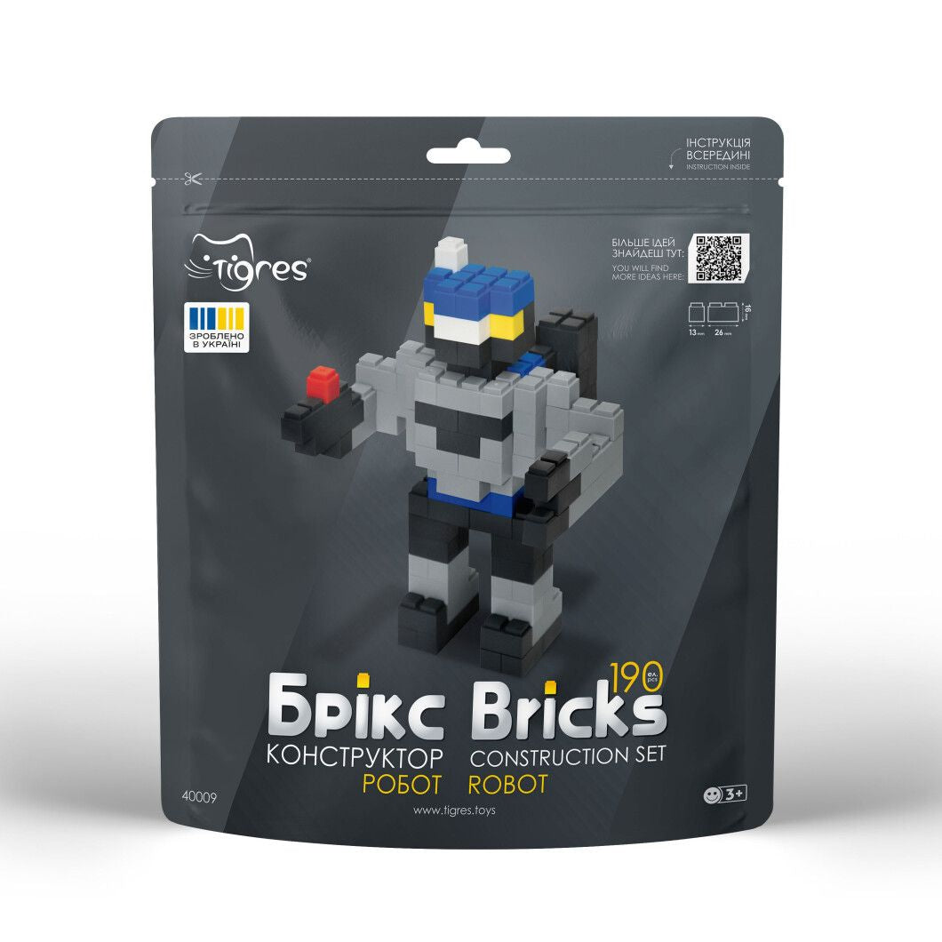 Tigres Brix 40009 Robot Building Set, 190 pcs - Image 3