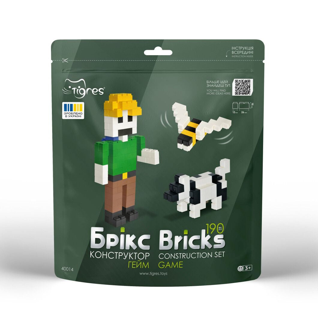 Tigres Brix 40014 Game Building Set, 190 pcs - Image 2