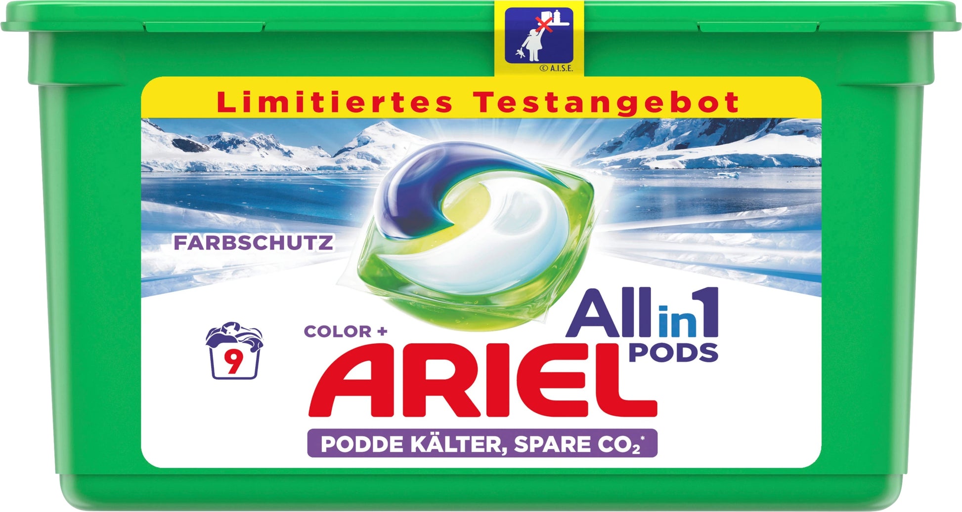 Ariel Pods Color Protection Laundry Detergent Pods, 9 pcs (Price per 1 pc)