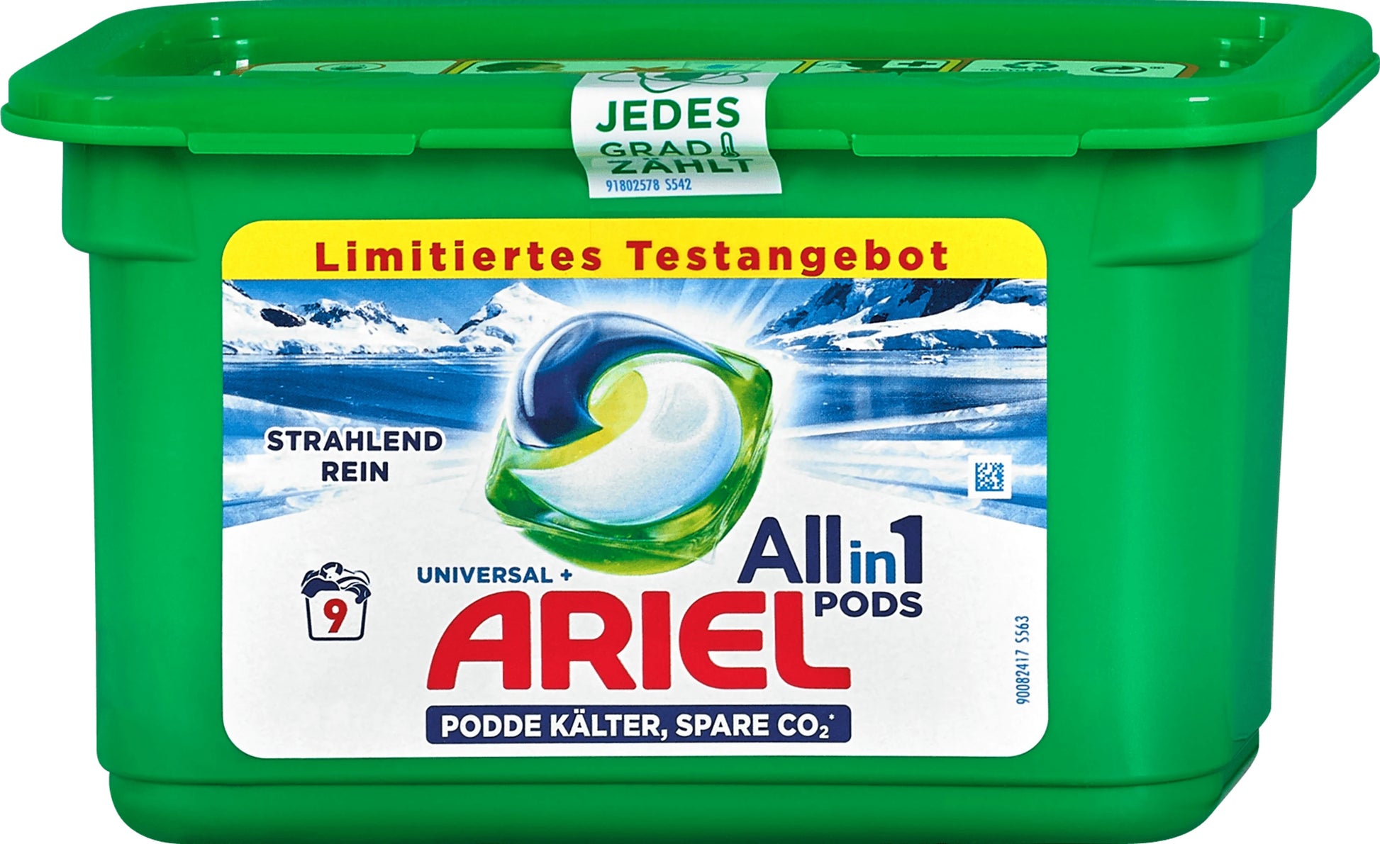 Ariel Pods Universal Radiant Clean Laundry Detergent Pods, 9 pcs (Price per 1 pc) - Image 3