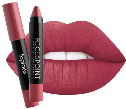 TopFace Focus Point Matte Lippaint Lipstick Pencil No. 007, 3.5 g - Image 2
