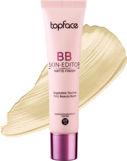 TopFace Skin Editor Matte Finish SPF 15 BB Cream No. 007, 30 mL