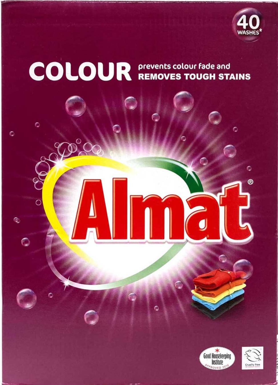 Laundry detergent powder Almat Colour 2.6 kg 40 wash loads