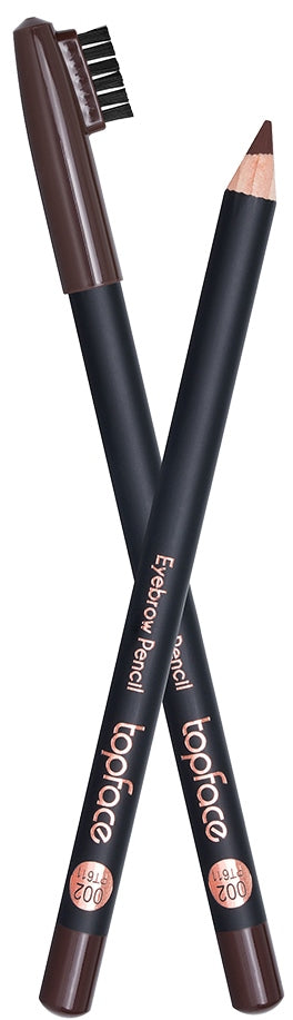TopFace Eyebrow Pencil 002 Brown with Brush