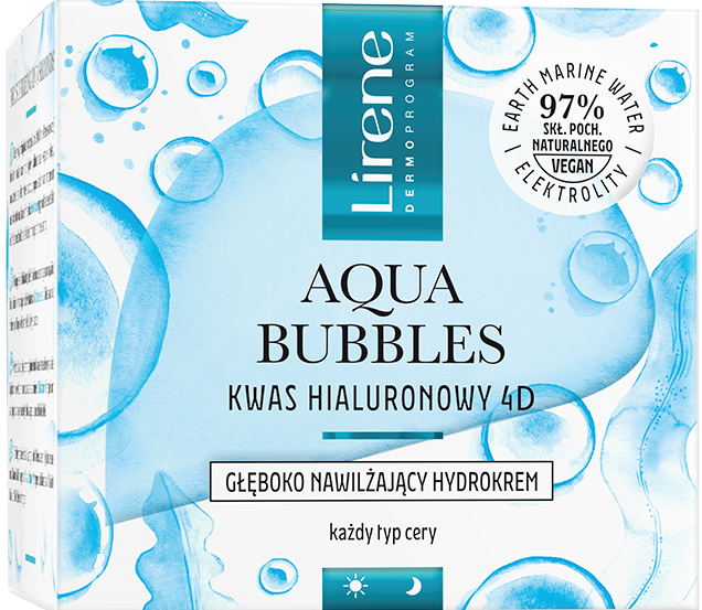 Lirene Aqua Bubbles Moisturizing Face Hydro Cream, 50 mL