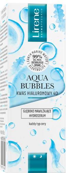 Lirene Aqua Bubbles Moisturizing Face Hydro Serum, 30 mL