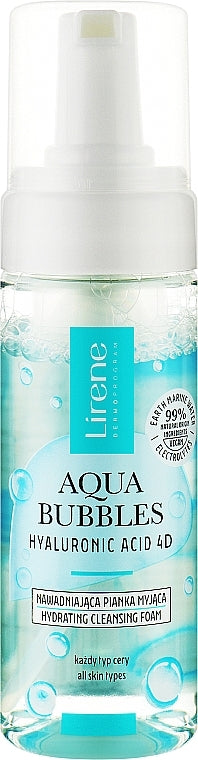 Lirene Aqua Bubbles Moisturizing Face Wash Foam, 150 mL