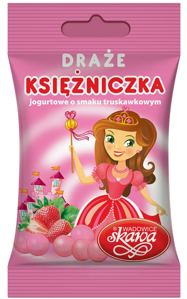 Skawa Rzymianin Strawberry-Flavored Yogurt Dragees, 70 g
