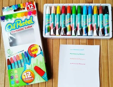 Oil Pastel 1006-12 Pastel Pencils, 12 Colors - Image 2