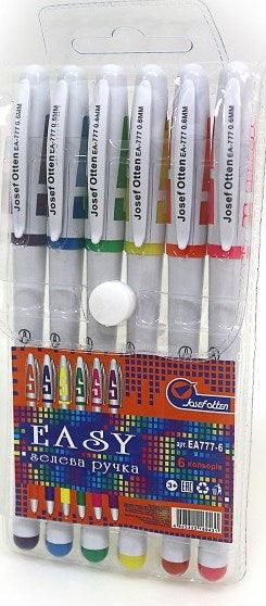 Josef Otten EA777-6 Gel Pen Set, 6 Colors