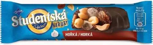 Studentska Dark Chocolate Bar, 45 g