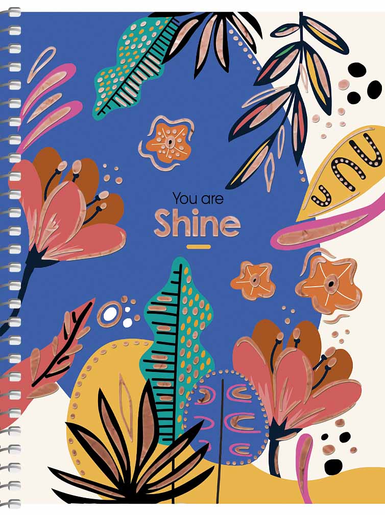 Shkolyaryk B6-SC-080-6108K B6 Spiral Grid Notebook, 80 Sheets - Image 3