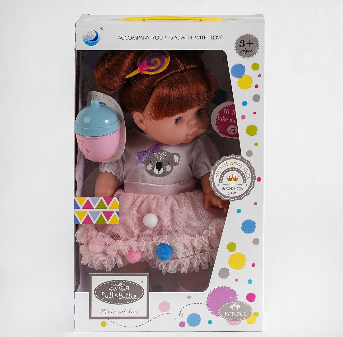 Bill & Billie A728A Battery-Operated Doll with Accessories - Image 2