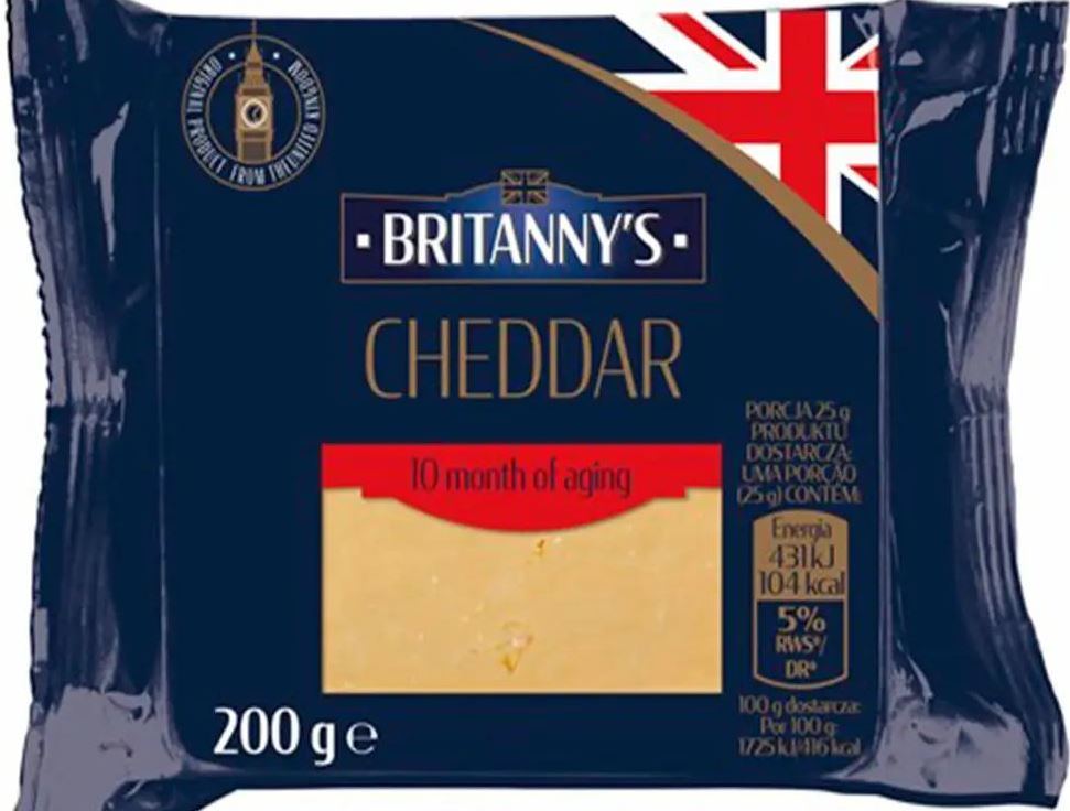 Brittany's Cheddar Cheese, 200 g