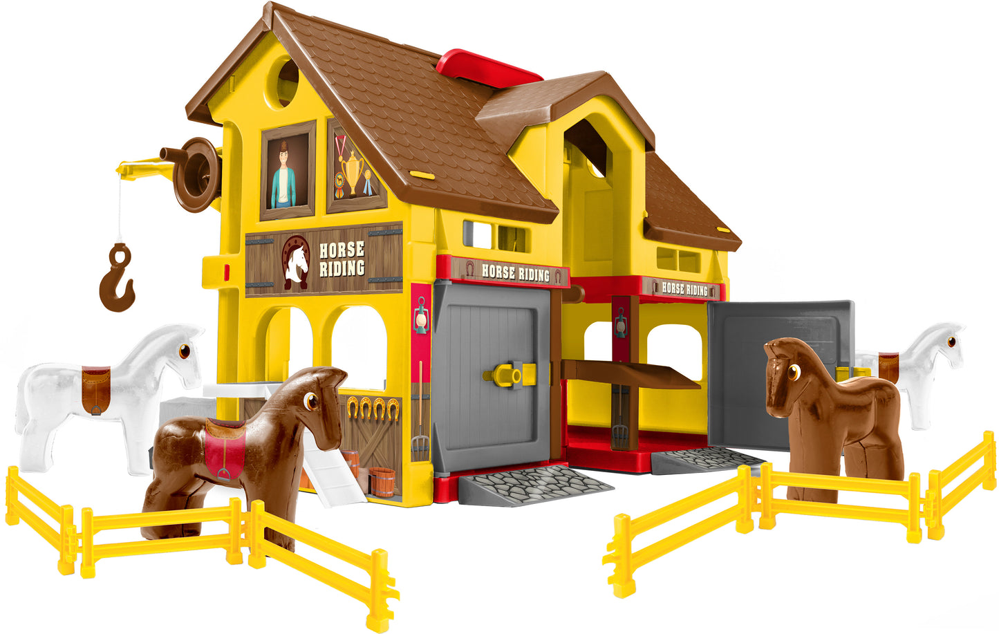 Wader Play House 25430 Horse Ranch Play Set, 37 x 30 cm