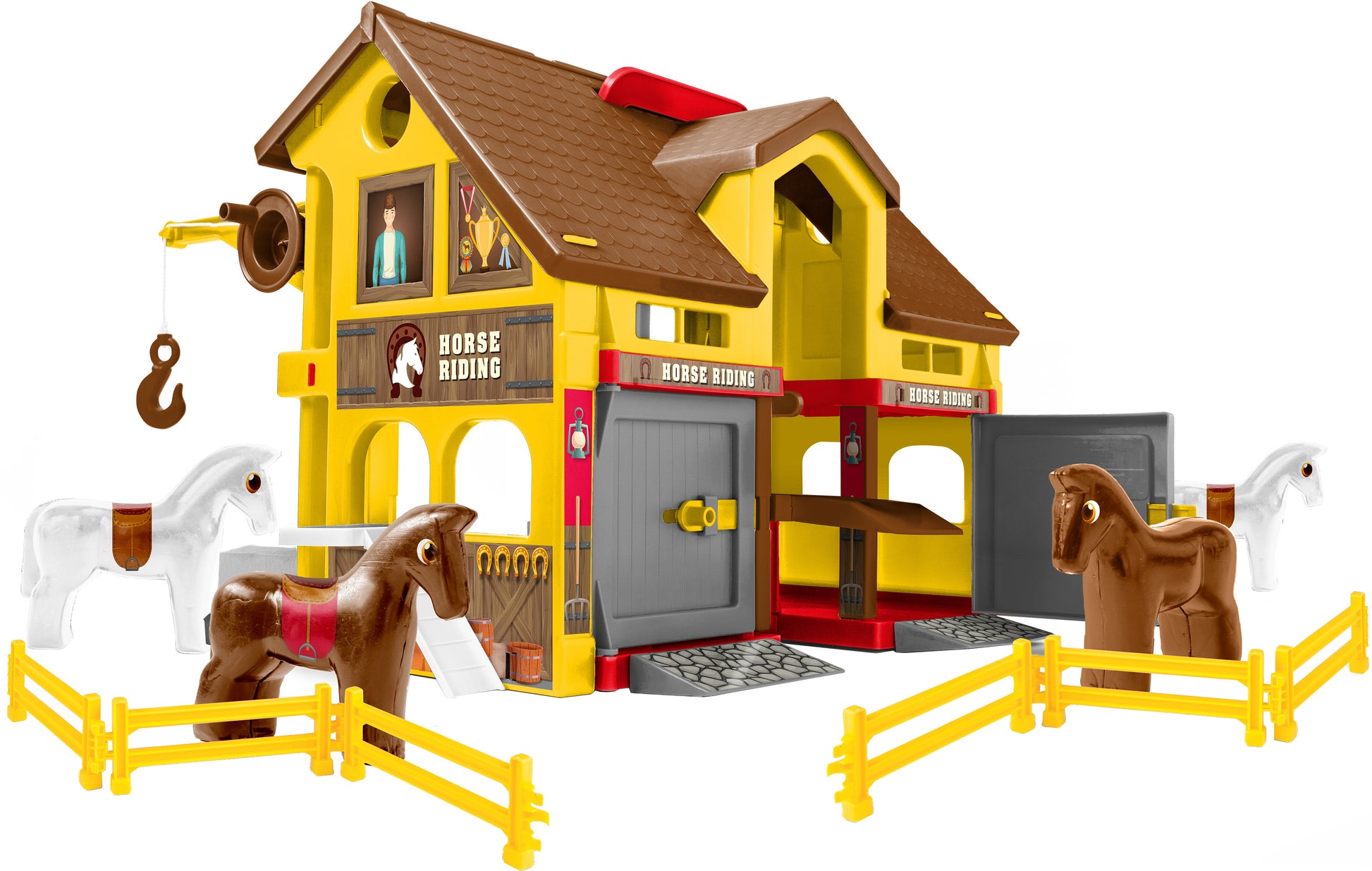 Wader Play House 25430 Horse Ranch Play Set, 37 x 30 cm